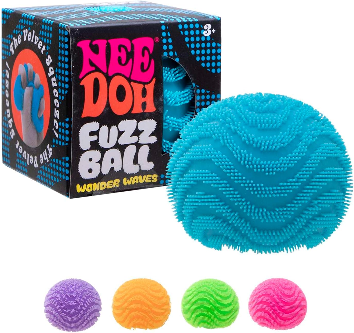 NeeDoh Fuzz Ball – One Per Pack (Wonder Waves)