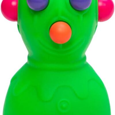 Schylling NeeDoh Panic Pete – Sensory Squeeze Toy – Popping Eyes. Ears & Nose – 4 Tall – Color May Vary (Pack of 1)