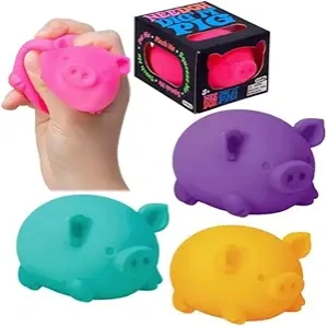 NeeDoh Dig- It Pig – Squishy Balls – 3 Pack