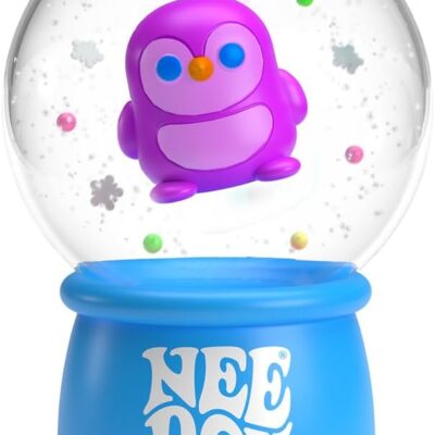 Schylling NeeDoh Squishmas Squish N- Snow Globes – Christmas Squeeze Toy – Assorted Colors – Ages 3 to Adult (Pack of 1)