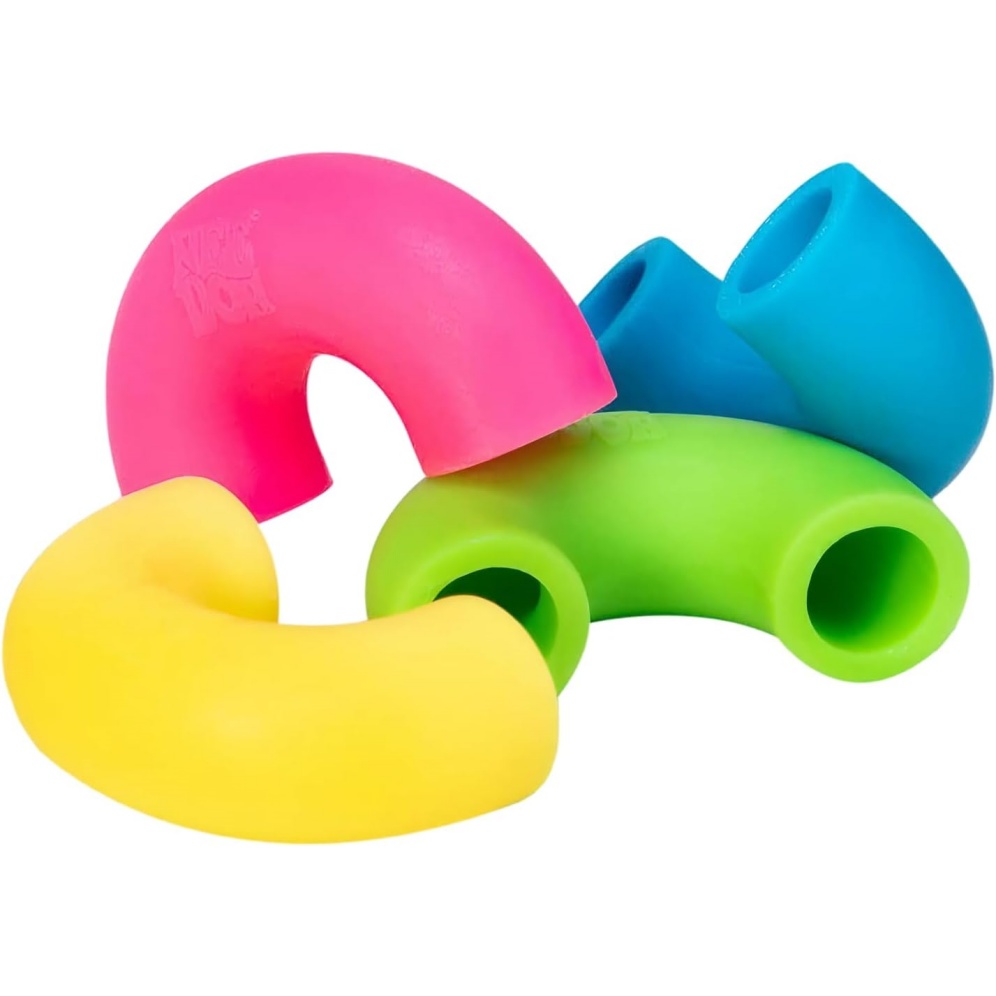 NeeDoh Mac – Squeeze – 4 Squishy Noodles – Assorted