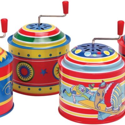 Tin Music Boxes Toy (each item sold separately)