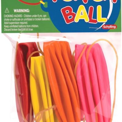 Schylling Punch Balloons – Includes 4 Balloons – Color May Vary (Pack of 1)