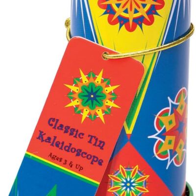 Schylling Classic Tin Kaleidoscope – Fun. Colorful Pattern-Changing Toy – Durable Tin with Multicolored Beads – Ages 3 and Up – One Piece