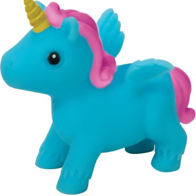 Schylling Itsy Bitsy Unicorn Squeezable and Stretchable Toy – Color May Vary (Pack of 1)