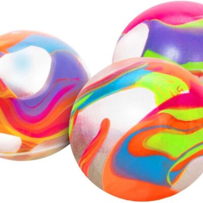 Schylling NeeDoh Marbleez – Groovy Glob Toy – Assorted Multi-Color Swirls – Ages 3 to Adult (Pack of 1)