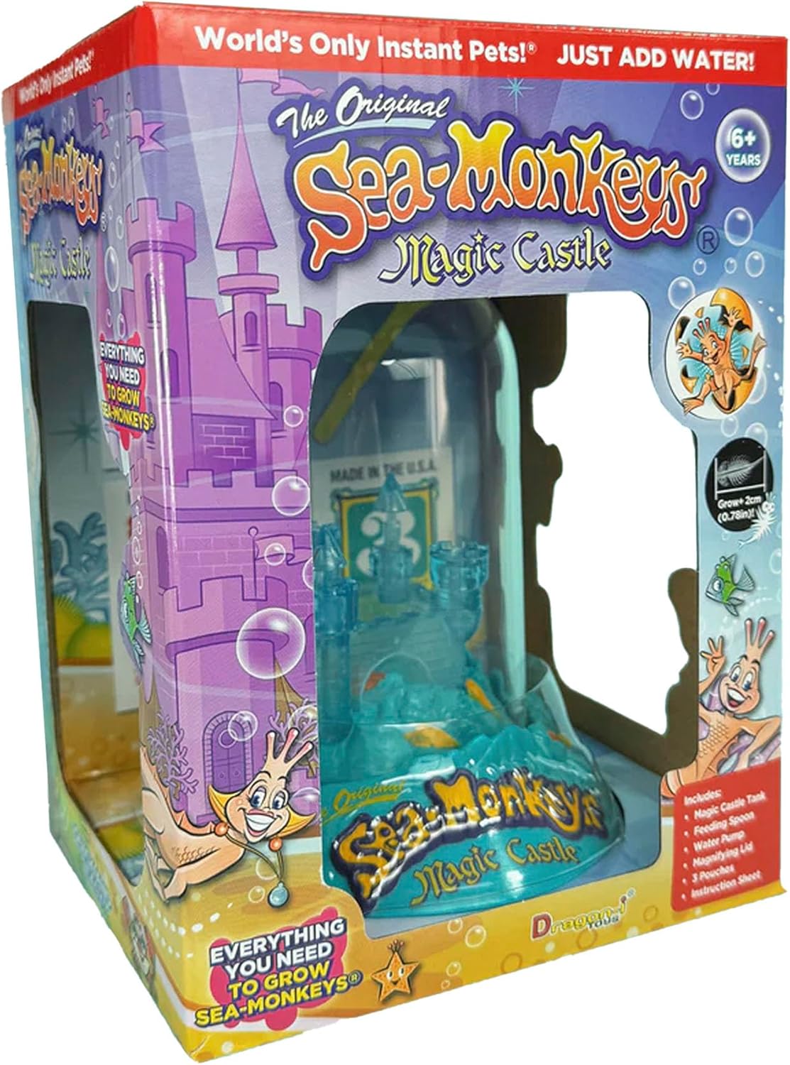 Sea-Monkeys? Magic Castle – World-s Only Instant Pets? – Ages 6+ (Pack of 1)