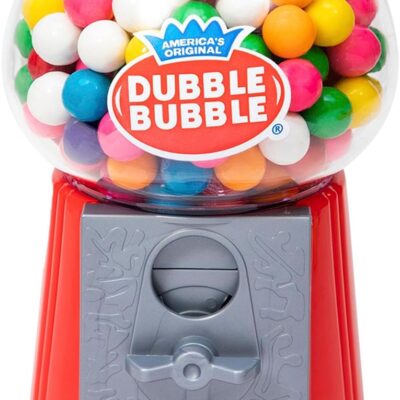 Schylling Brand Classic Retro Gumball Coin Bank – 8.5 Tall – Includes 45 Dubble Bubble Gumballs – Ages 3+