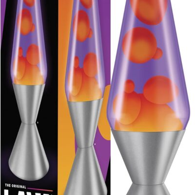 The Original Lava? Lamp – Large 52oz 16.3 – Vivid Twilight – Classic Liquid Motion Lamp – Orange Lava and Purple Liquid – Item #5119 (Amazon Exclusive)
