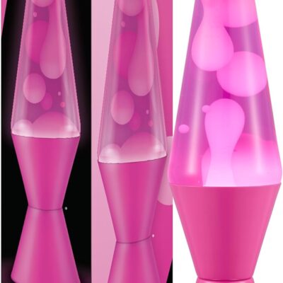 Lava The Original Lamp – New 14.5 Wild Pink ?C Classic Liquid Motion Lamp – White Wax and Pink Liquid – Item #2361 (Amazon Exclusive)