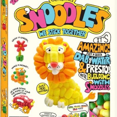 Schylling S-Noodles – Creative Building Craft Kit – Just Add Water – Ages 4 and Up – One Kit
