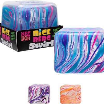 Schylling NeeDoh Swirl Nice Berg – Jumbo Squishy Squeezy Fun – Colors May Vary