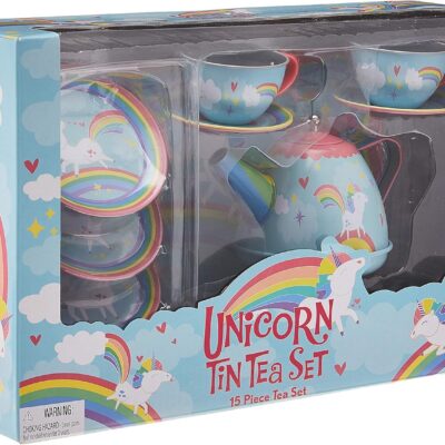 Schylling Schylling Unicorn Tin Tea set